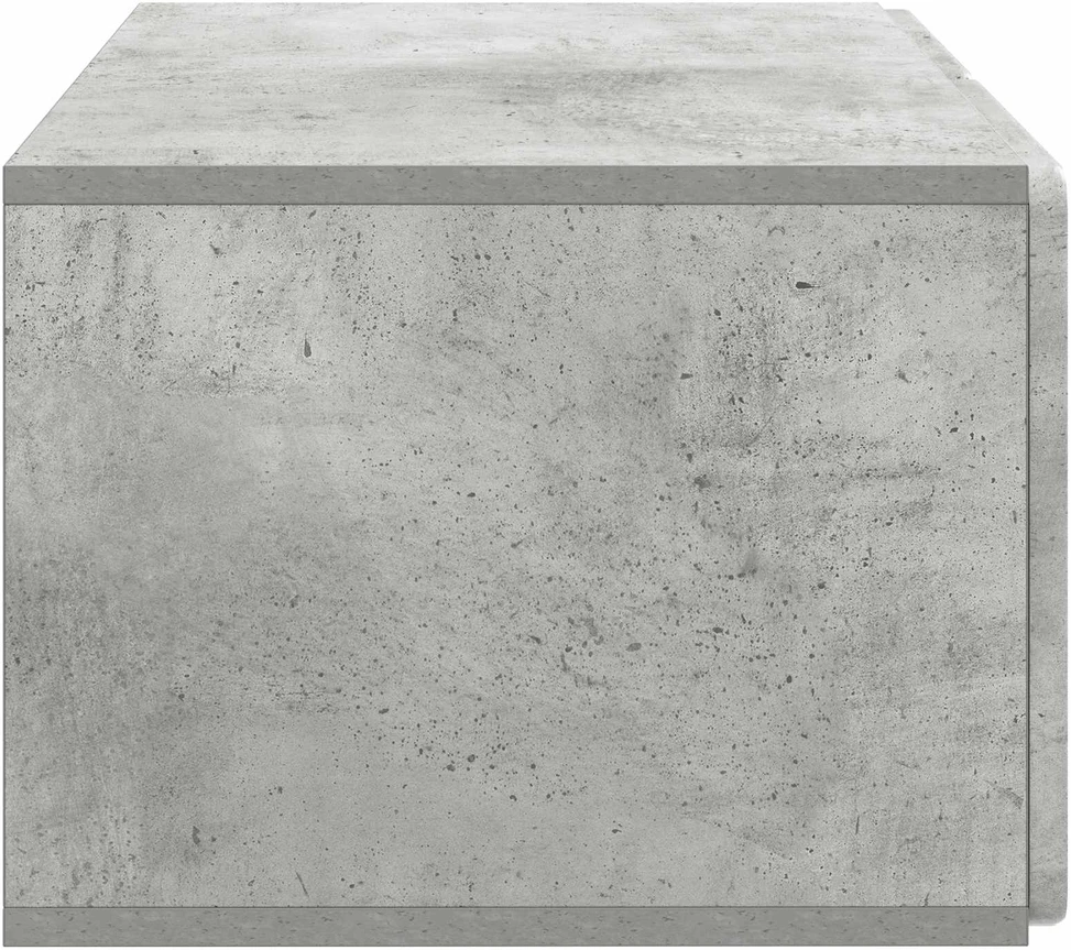 TV staliukas Sieninė TV spintelė 59,5 x 41 x 30 cm Betono pilka