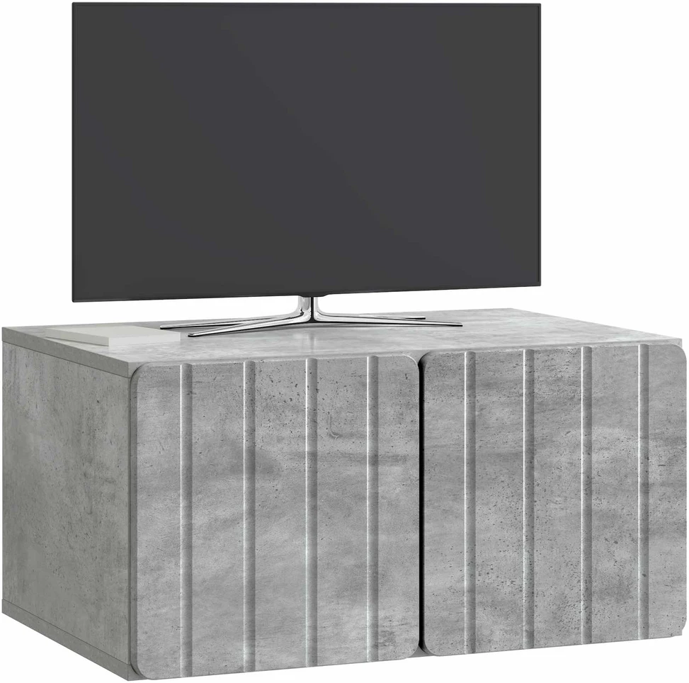TV staliukas Sieninė TV spintelė 59,5 x 41 x 30 cm Betono pilka