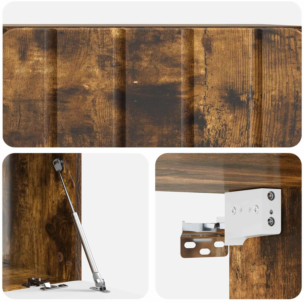 TV staliukas Sieninė TV spintelė 59,5 x 41 x 30 cm Dūminio ąžuolo