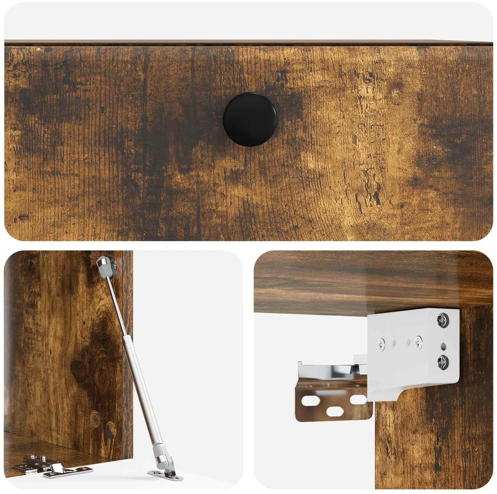 TV staliukas Sieninė TV spintelė 59,5 x 41 x 30 cm Dūminio ąžuolo
