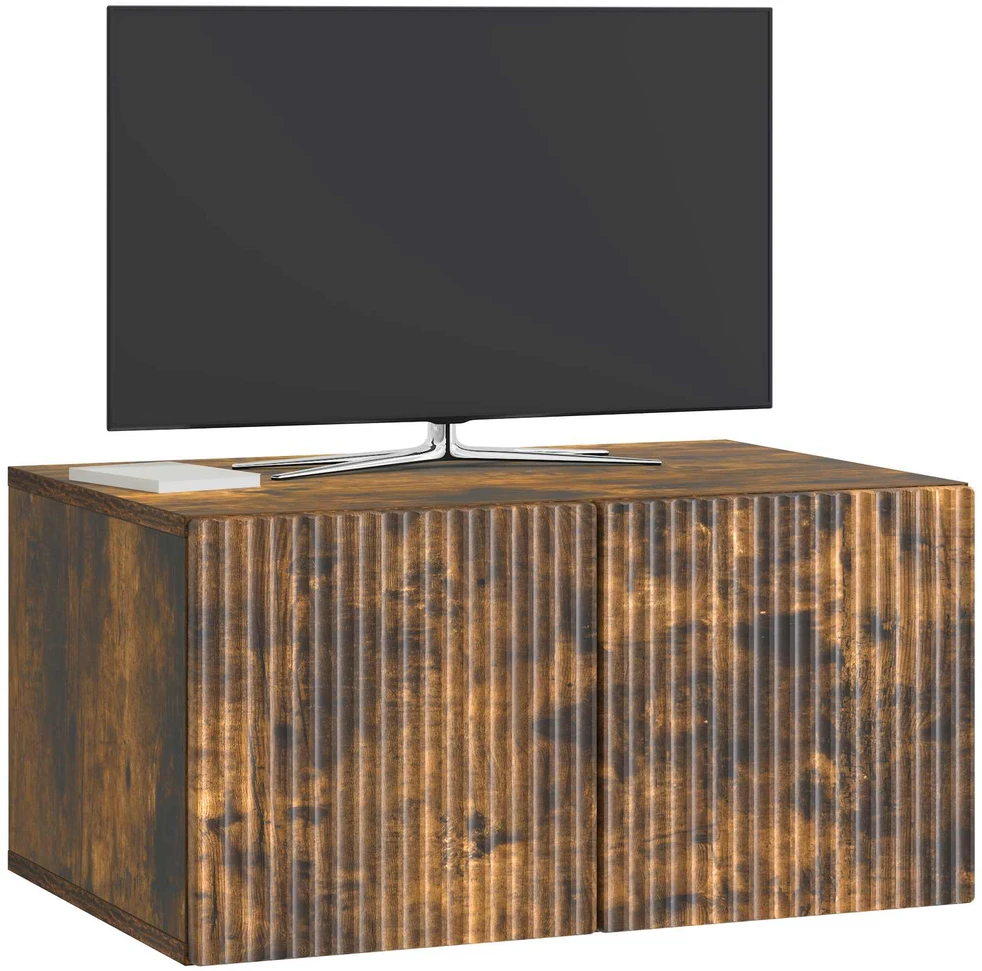 TV staliukas Sieninė TV spintelė 59,5 x 41 x 30 cm Dūminio ąžuolo