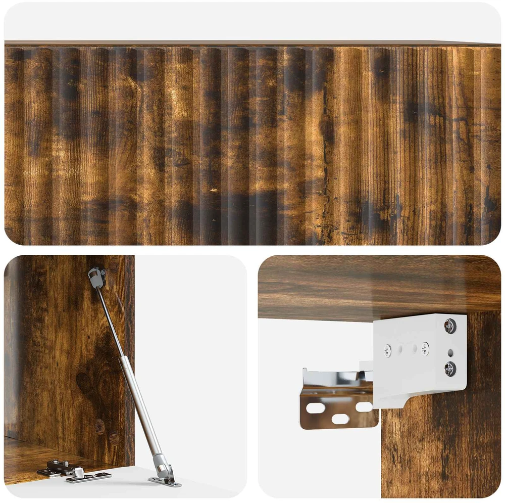 TV staliukas Sieninė TV spintelė 59,5 x 41 x 30 cm Dūminio ąžuolo