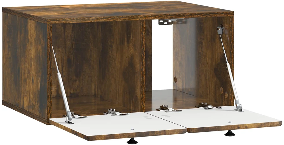 TV staliukas Sieninė TV spintelė 59,5 x 41 x 30 cm Dūminio ąžuolo