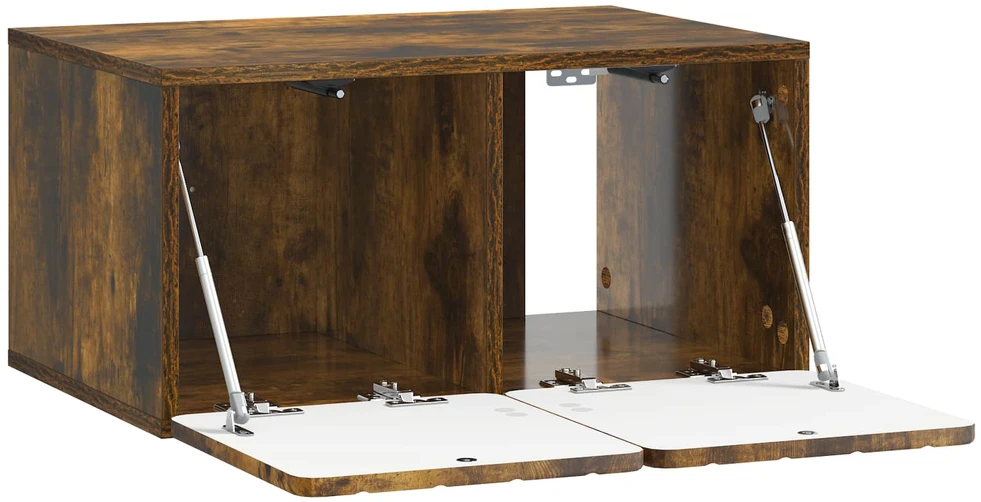 TV staliukas Sieninė TV spintelė 59,5 x 41 x 30 cm Dūminio ąžuolo
