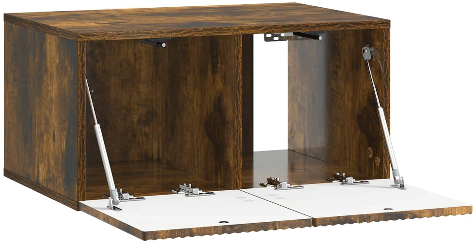 TV staliukas Sieninė TV spintelė 59,5 x 41 x 30 cm Dūminio ąžuolo