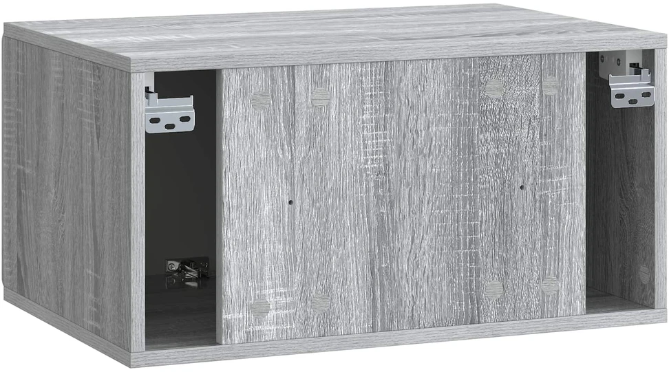 TV staliukas Sieninė TV spintelė 59,5 x 41 x 30 cm Pilka Sonoma