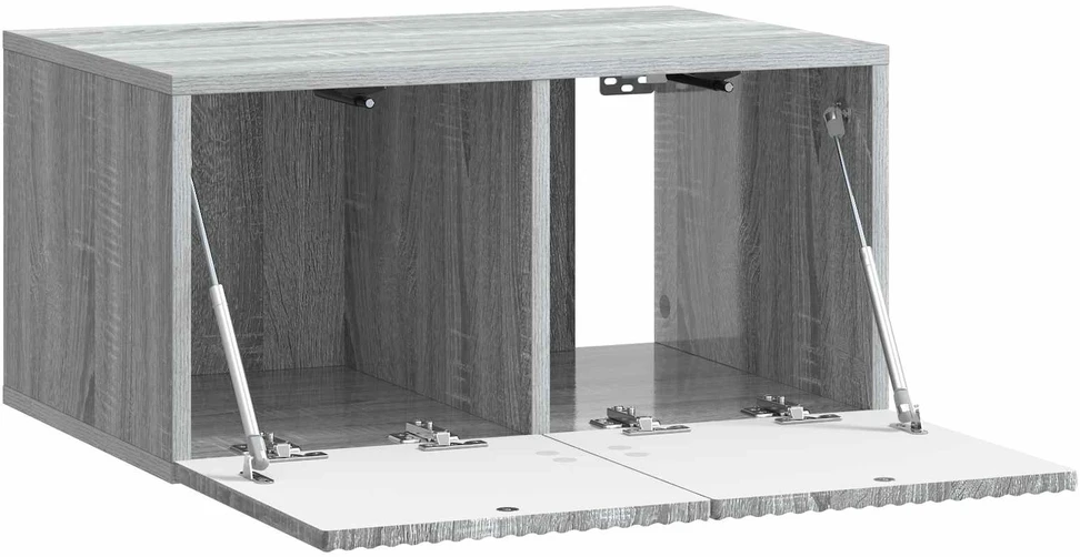 TV staliukas Sieninė TV spintelė 59,5 x 41 x 30 cm Pilka sonoma ąžuolo