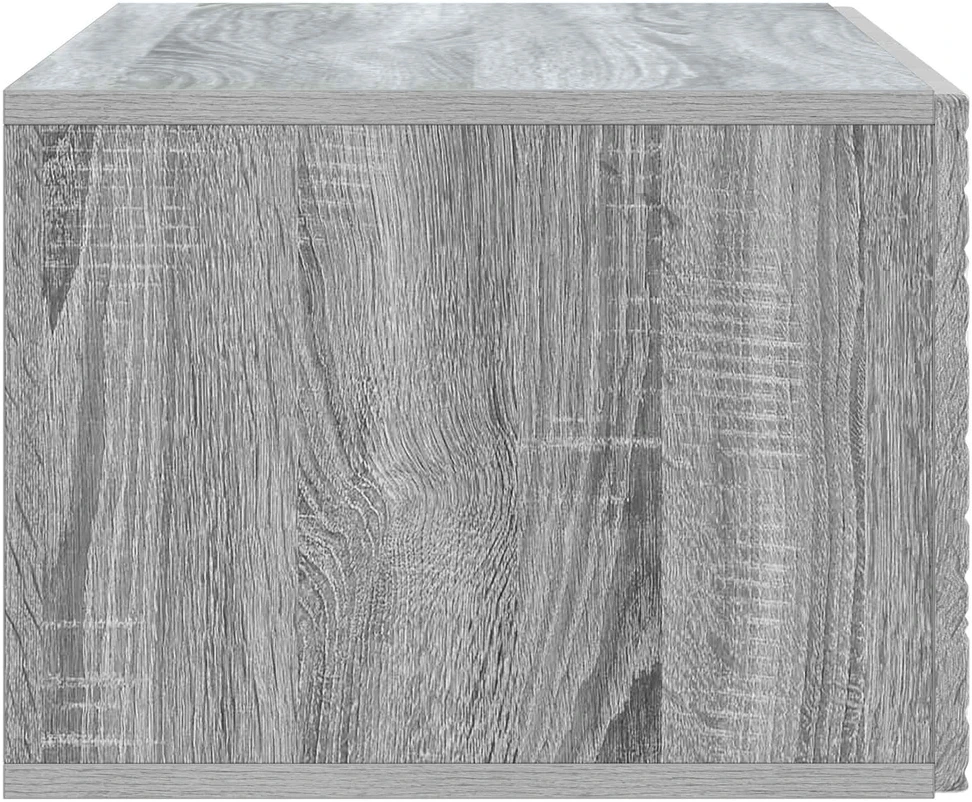 TV staliukas Sieninė TV spintelė 59,5 x 41 x 30 cm Pilka Sonoma