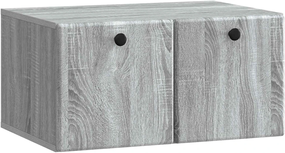 TV staliukas Sieninė TV spintelė 59,5 x 41 x 30 cm Pilka Sonoma