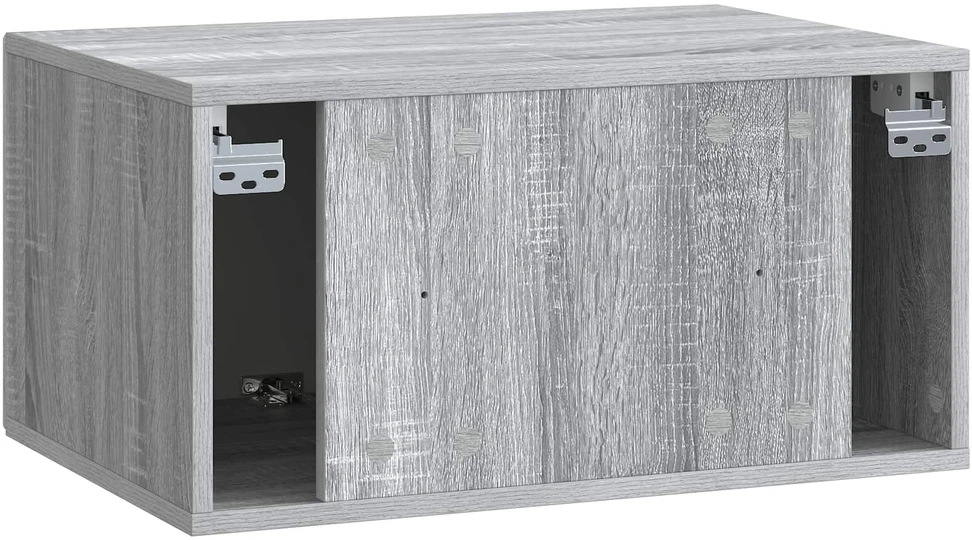 TV staliukas Sieninė TV spintelė 59,5 x 41 x 30 cm Pilka sonoma ąžuolo
