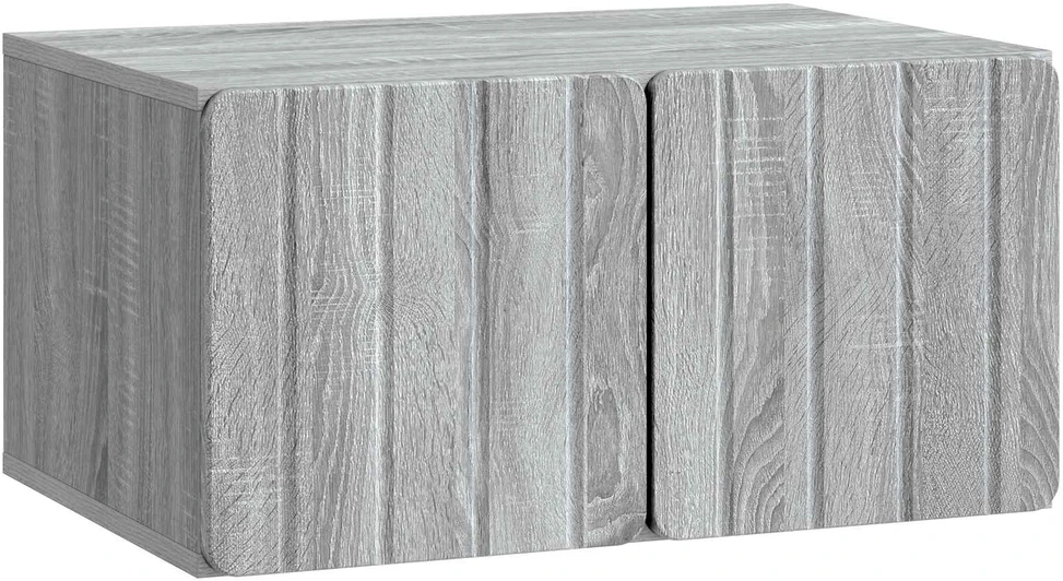 TV staliukas Sieninė TV spintelė 59,5 x 41 x 30 cm Pilka Sonoma