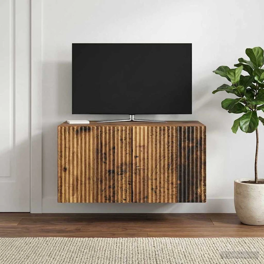 TV staliukas Sieninė TV spintelė 59,5 x 41 x 30 cm Sendintos medienos