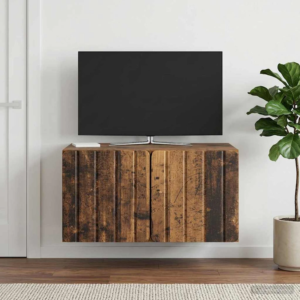 TV staliukas Sieninė TV spintelė 59,5 x 41 x 30 cm Sendintos medienos