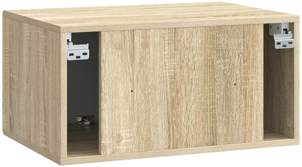 TV staliukas Sieninė TV spintelė 59,5 x 41 x 30 cm Sonoma ąžuolas