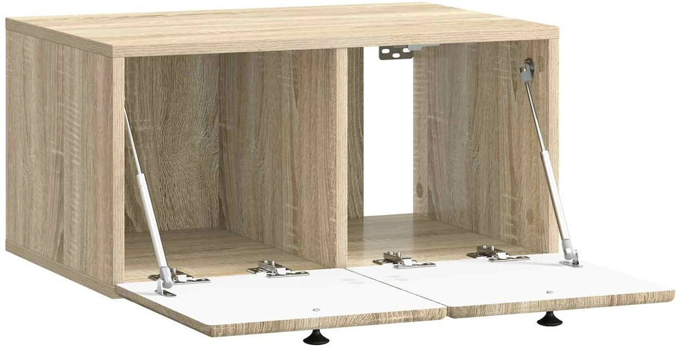 TV staliukas Sieninė TV spintelė 59,5 x 41 x 30 cm Sonoma ąžuolas