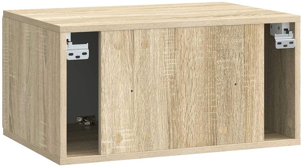 TV staliukas Sieninė TV spintelė 59,5 x 41 x 30 cm Sonoma ąžuolas