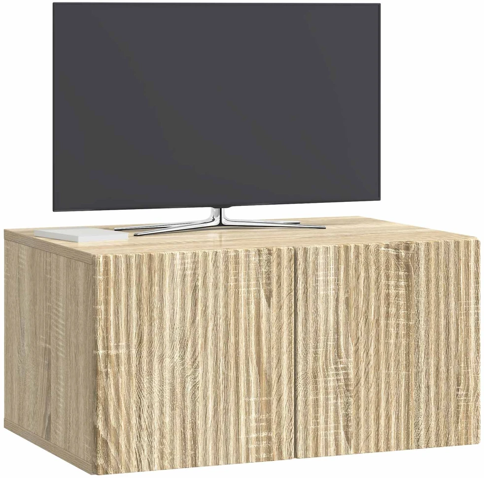 TV staliukas Sieninė TV spintelė 59,5 x 41 x 30 cm Sonoma ąžuolas