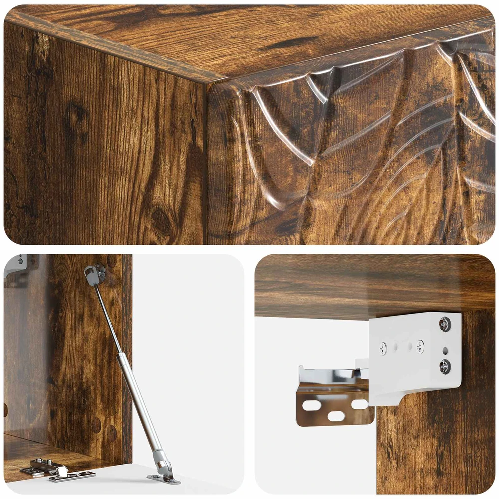 TV staliukas Sieninė TV spintelė 78,5 x 31 cm Dūminio ąžuolo