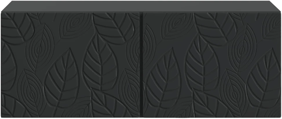 TV staliukas Sieninė TV spintelė 78,5 x 31 cm Juoda Apdirbta mediena