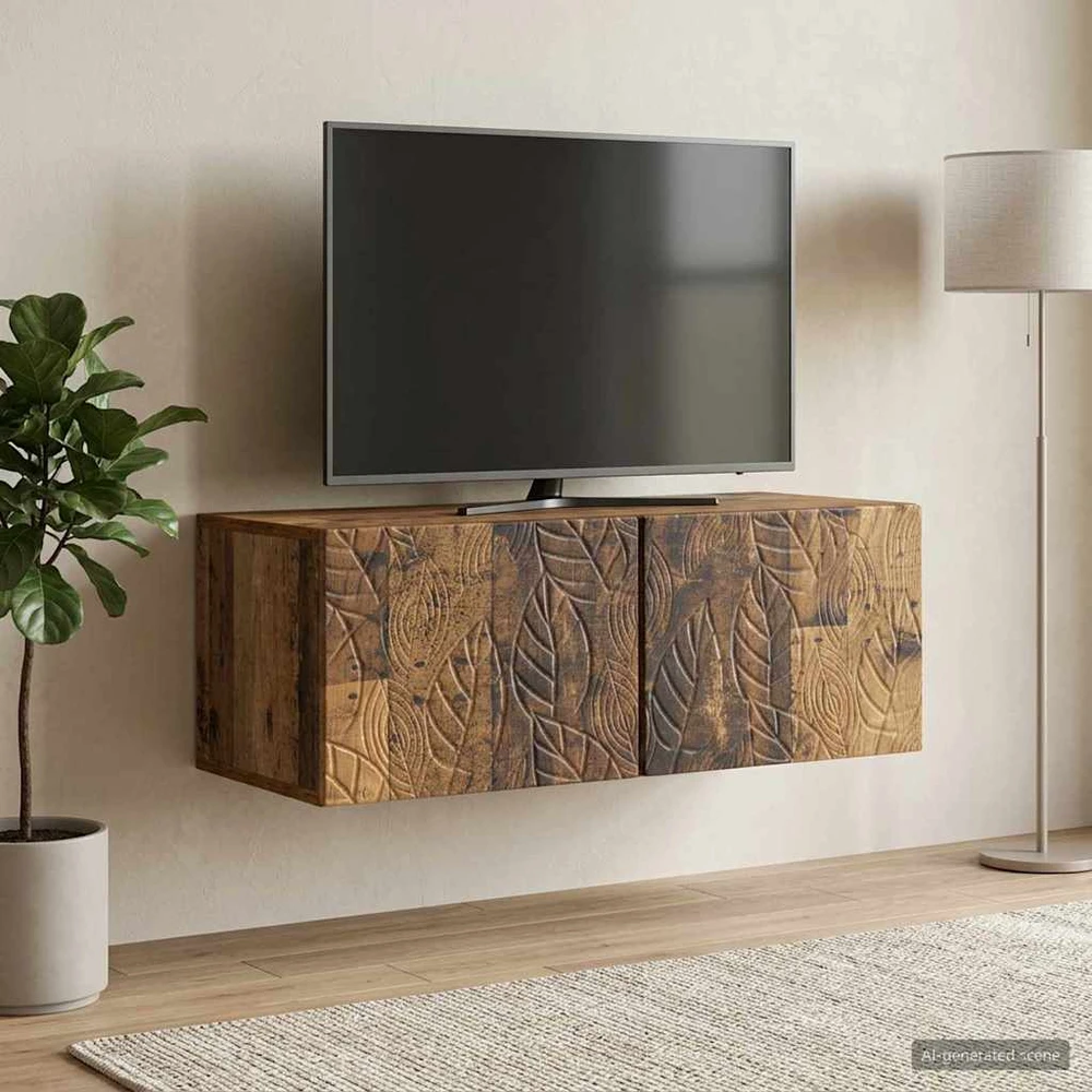 TV staliukas Sieninė TV spintelė 78,5 x 31 cm Sendintos medienos
