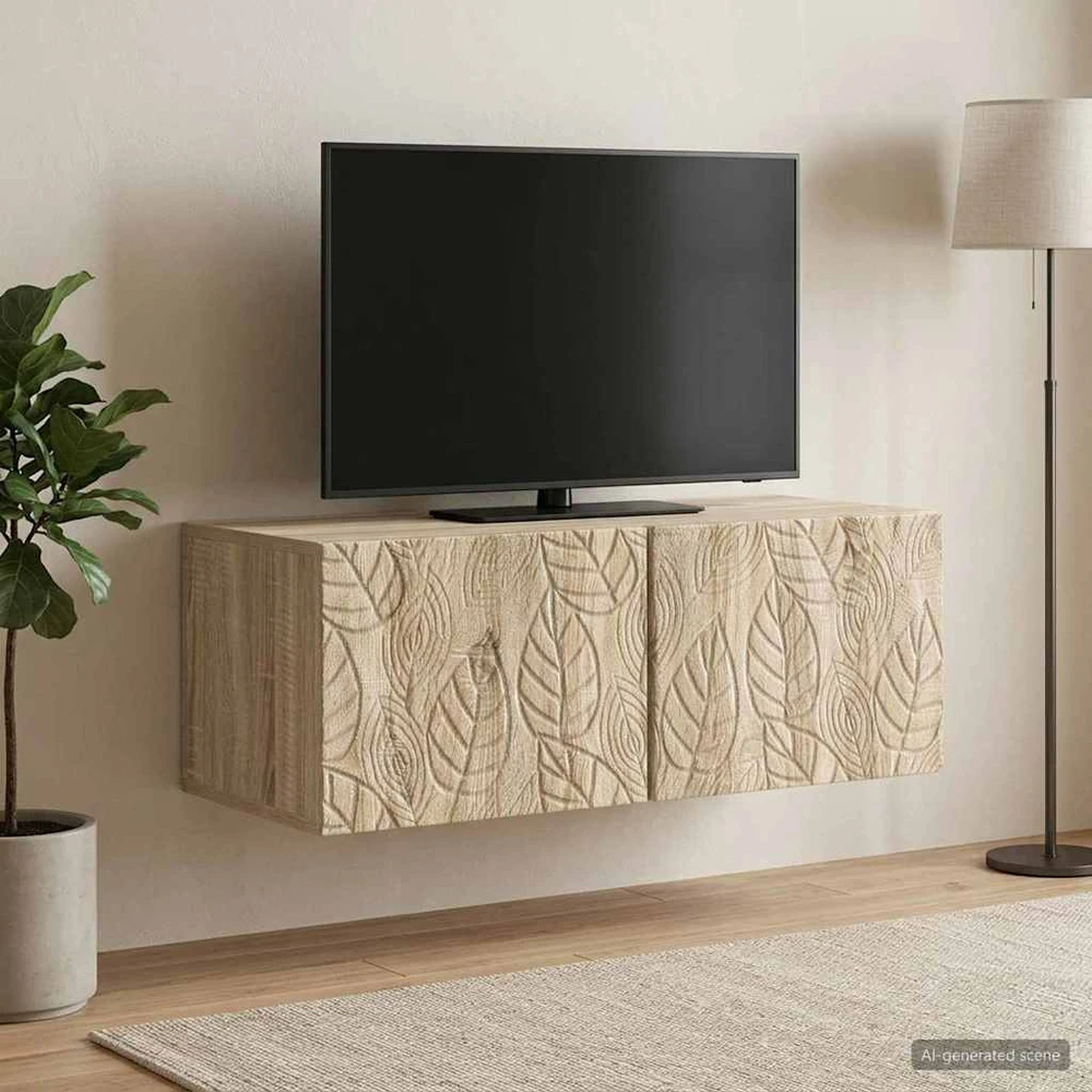 TV staliukas Sieninė TV spintelė 78,5 x 31 cm Sonoma ąžuolas
