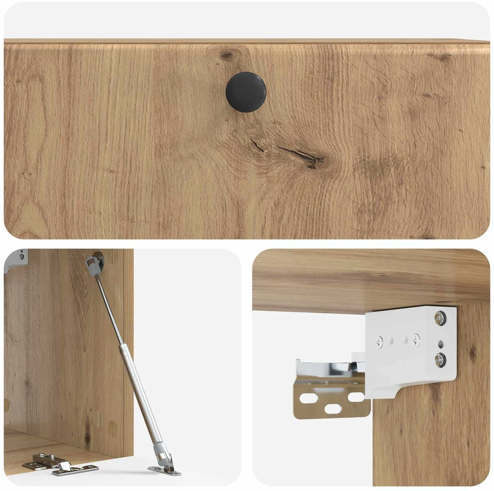 TV staliukas Sieninė TV spintelė 78,5 x 31 x 30 cm Artisano ąžuolo