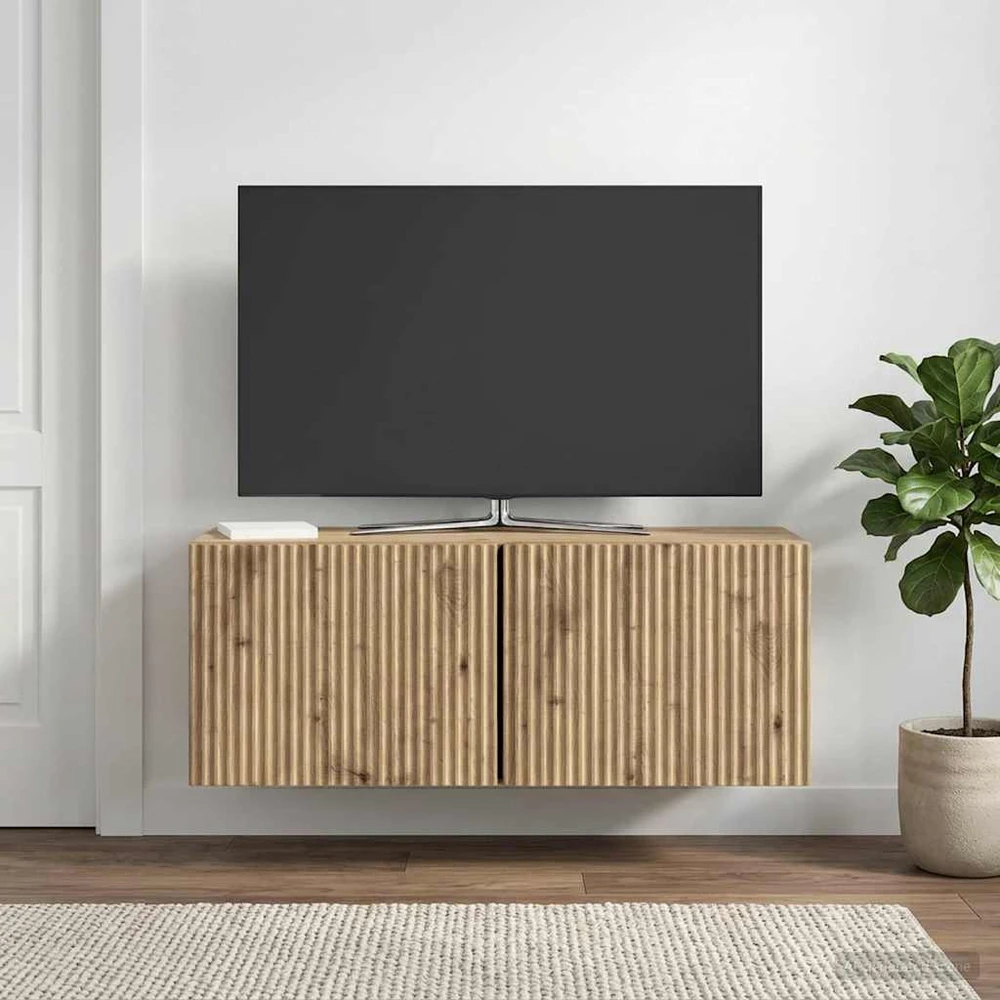 TV staliukas Sieninė TV spintelė 78,5 x 31 x 30 cm Artisano ąžuolo