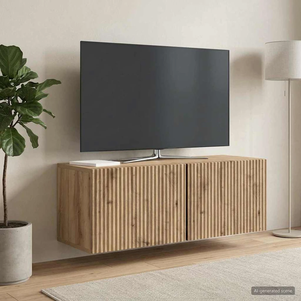 TV staliukas Sieninė TV spintelė 78,5 x 31 x 30 cm Artisano ąžuolo