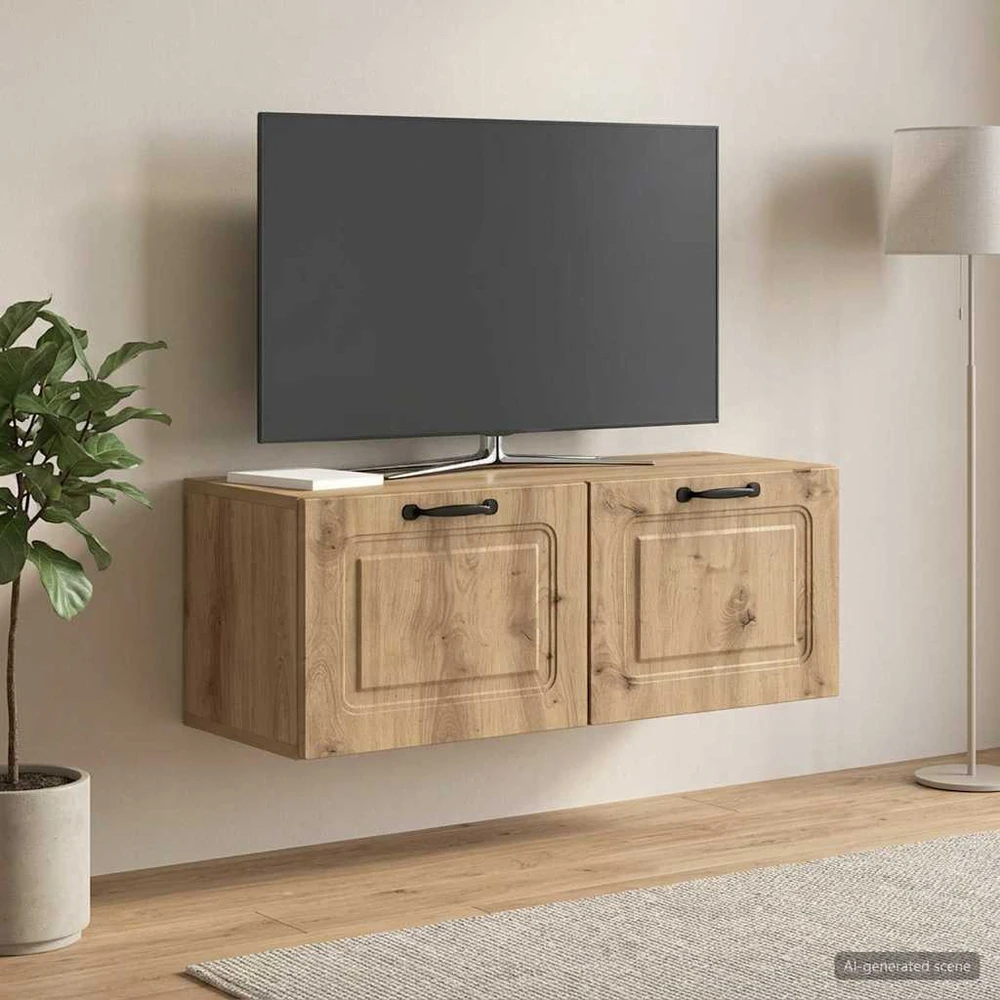 TV staliukas Sieninė TV spintelė 78,5 x 31 x 30 cm Artisano ąžuolo