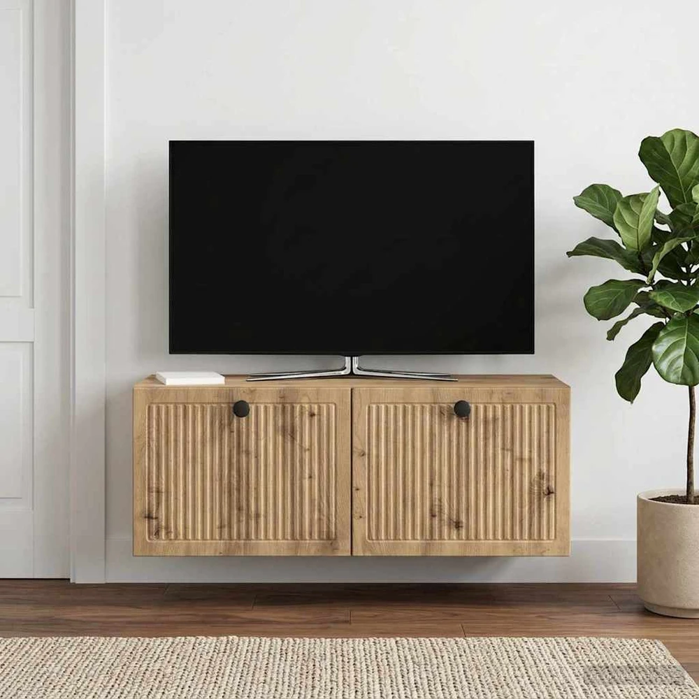 TV staliukas Sieninė TV spintelė 78,5 x 31 x 30 cm Artisano ąžuolo