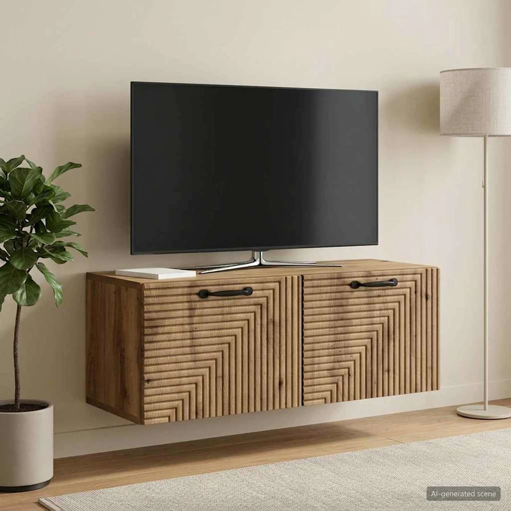 TV staliukas Sieninė TV spintelė 78,5 x 31 x 30 cm Artisano ąžuolo