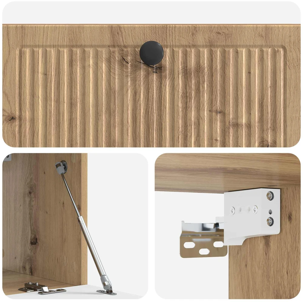 TV staliukas Sieninė TV spintelė 78,5 x 31 x 30 cm Artisano ąžuolo
