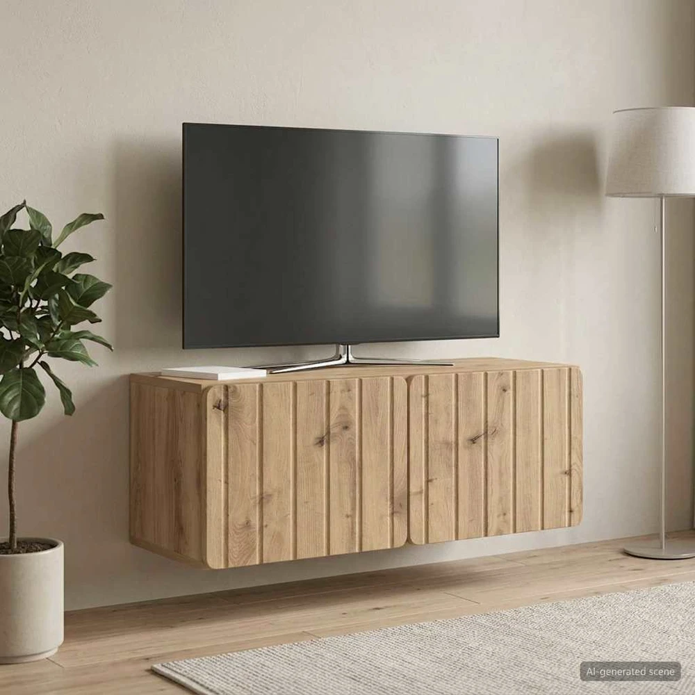 TV staliukas Sieninė TV spintelė 78,5 x 31 x 30 cm Artisano ąžuolo