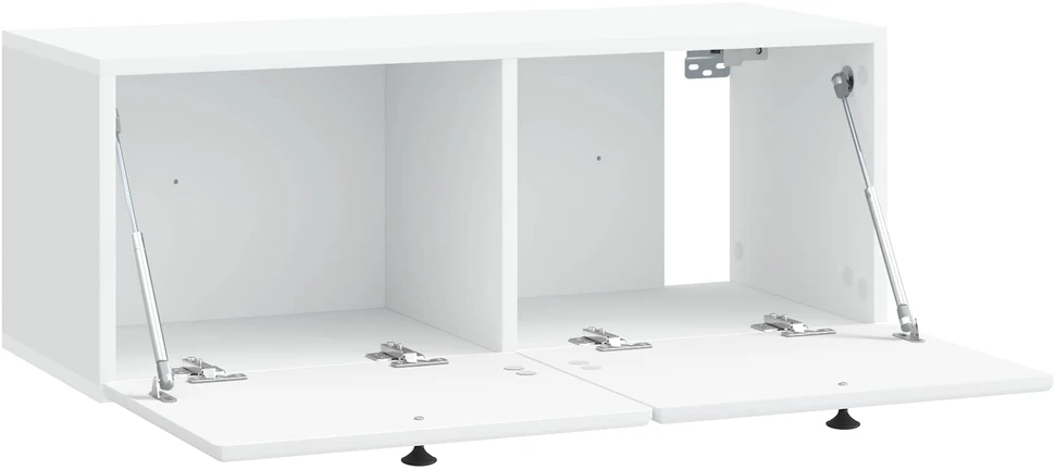 TV staliukas Sieninė TV spintelė 78,5 x 31 x 30 cm Balta Apdirbta mediena