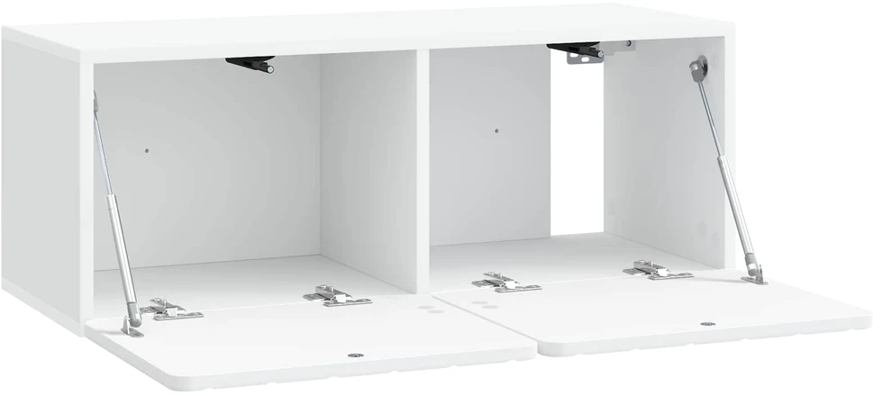TV staliukas Sieninė TV spintelė 78,5 x 31 x 30 cm Balta Apdirbta mediena