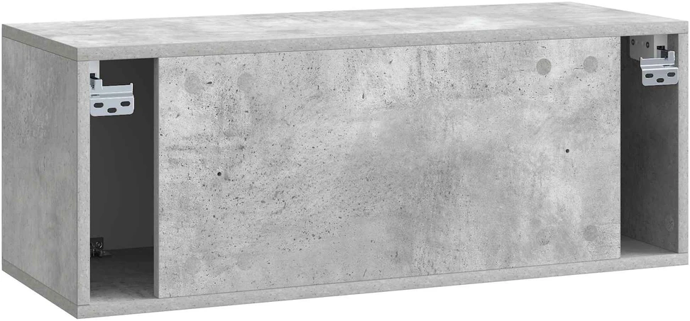 TV staliukas Sieninė TV spintelė 78,5 x 31 x 30 cm Betono pilka