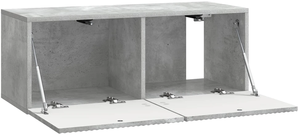 TV staliukas Sieninė TV spintelė 78,5 x 31 x 30 cm Betono pilka