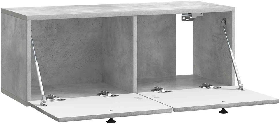 TV staliukas Sieninė TV spintelė 78,5 x 31 x 30 cm Betono pilka
