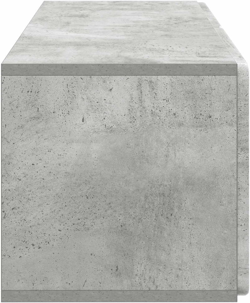 TV staliukas Sieninė TV spintelė 78,5 x 31 x 30 cm Betono pilka