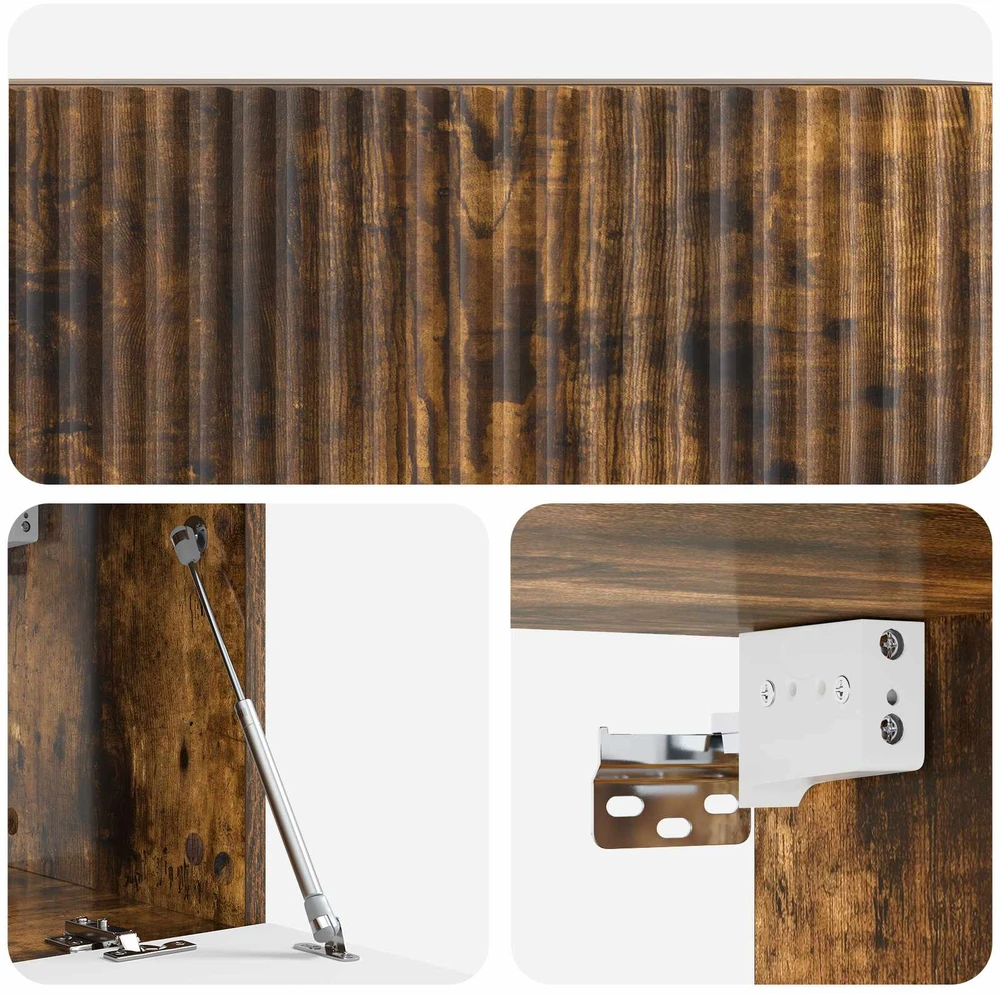 TV staliukas Sieninė TV spintelė 78,5 x 31 x 30 cm Dūminio ąžuolo