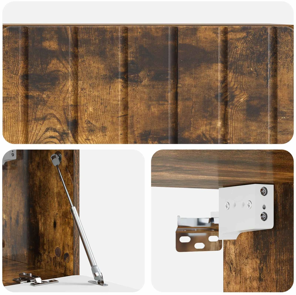 TV staliukas Sieninė TV spintelė 78,5 x 31 x 30 cm Dūminio ąžuolo