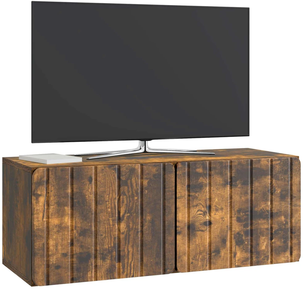 TV staliukas Sieninė TV spintelė 78,5 x 31 x 30 cm Dūminio ąžuolo