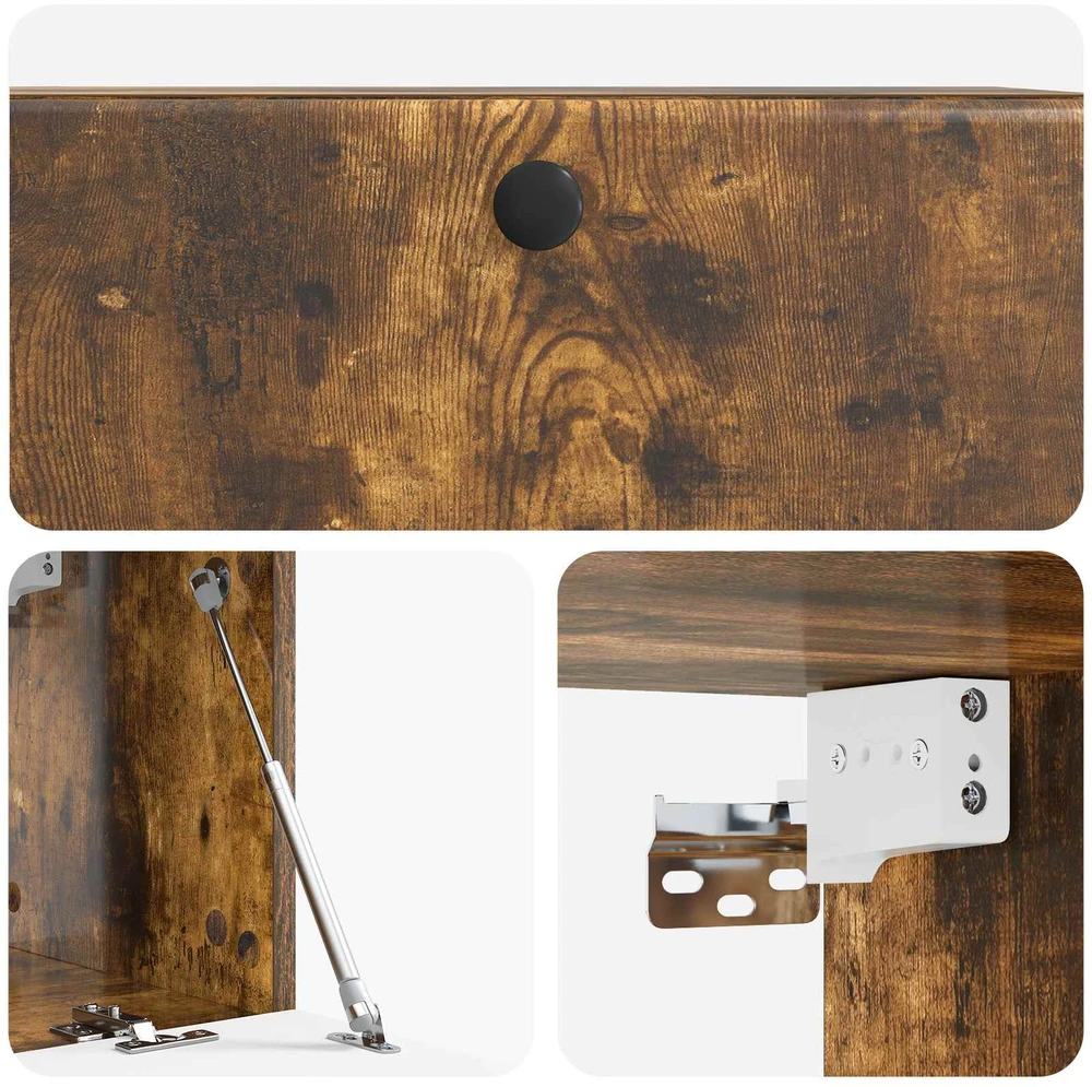 TV staliukas Sieninė TV spintelė 78,5 x 31 x 30 cm Dūminio ąžuolo