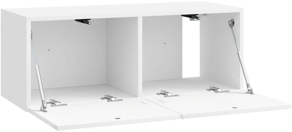 TV staliukas Sieninė TV spintelė 78,5 x 31 x 30 cm Itin blizgi balta