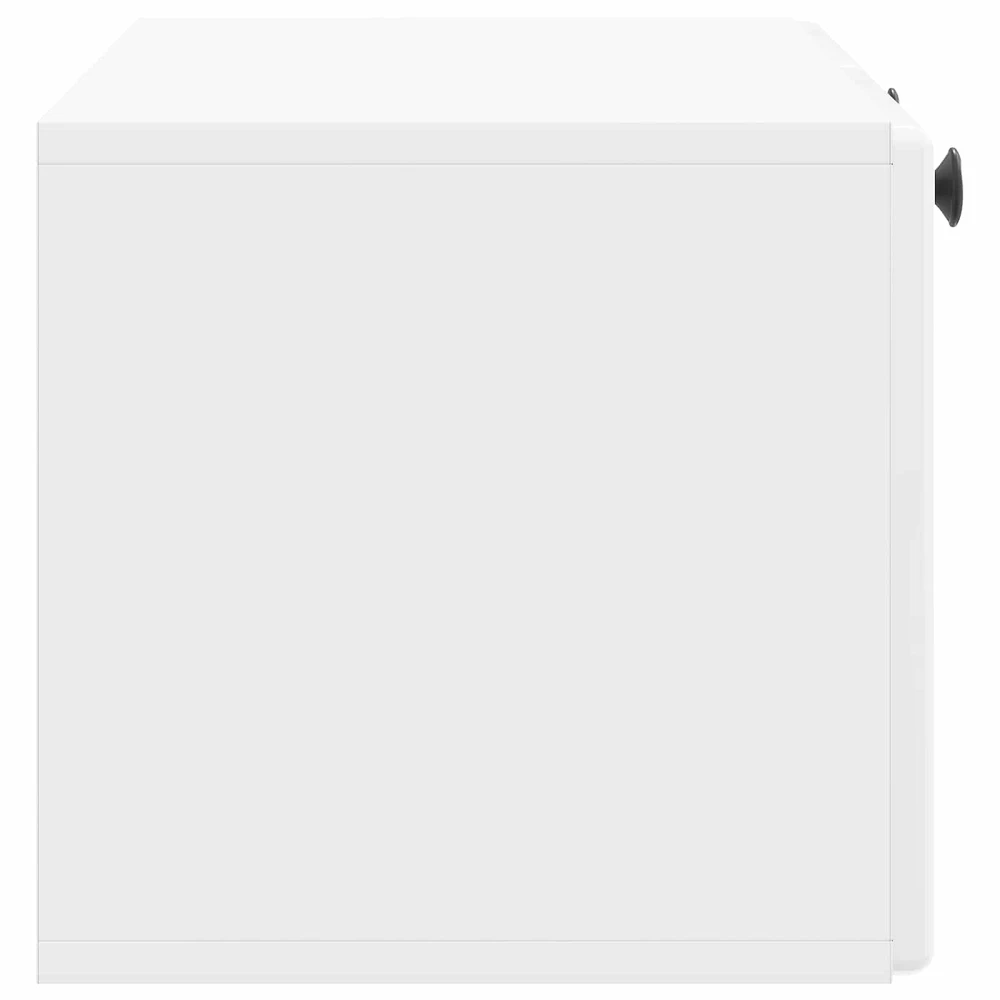 TV staliukas Sieninė TV spintelė 78,5 x 31 x 30 cm Itin blizgi balta