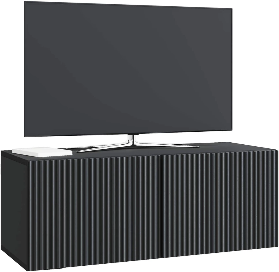 TV staliukas Sieninė TV spintelė 78,5 x 31 x 30 cm Juoda Apdirbta mediena