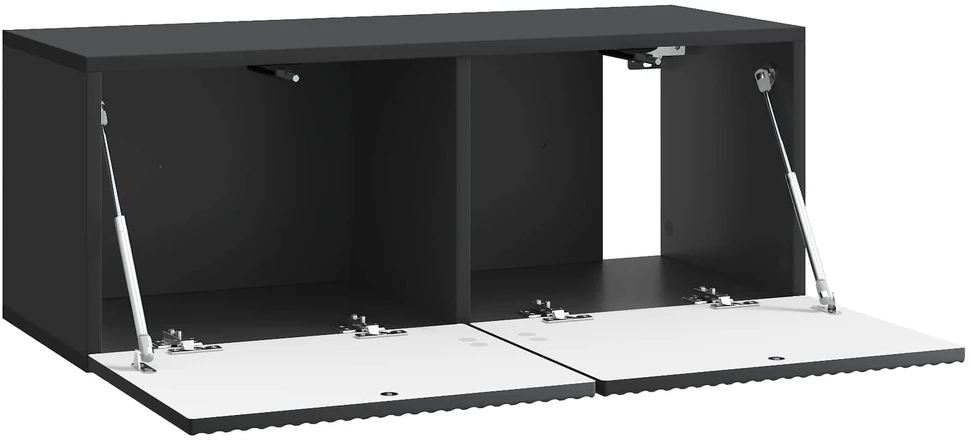 TV staliukas Sieninė TV spintelė 78,5 x 31 x 30 cm Juoda Apdirbta mediena