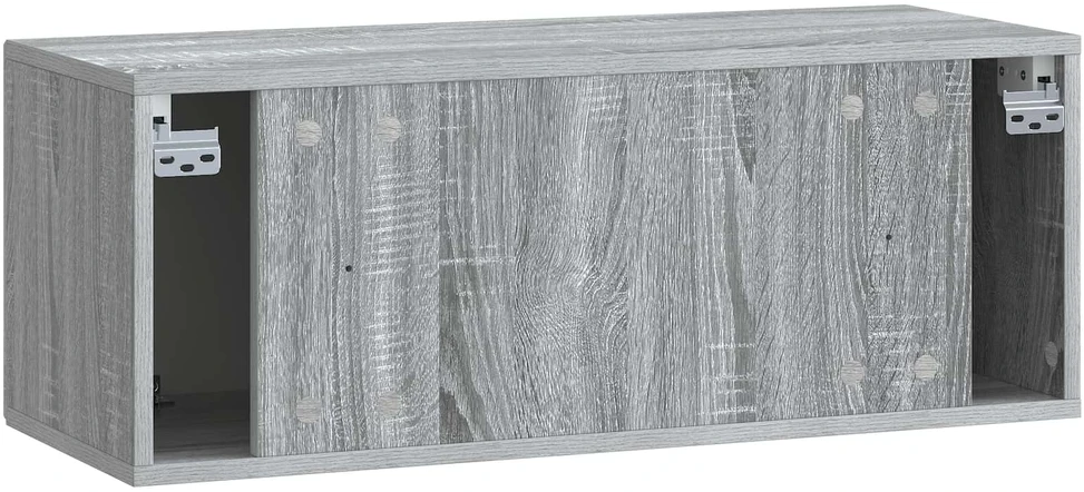TV staliukas Sieninė TV spintelė 78,5 x 31 x 30 cm Pilka sonoma ąžuolo