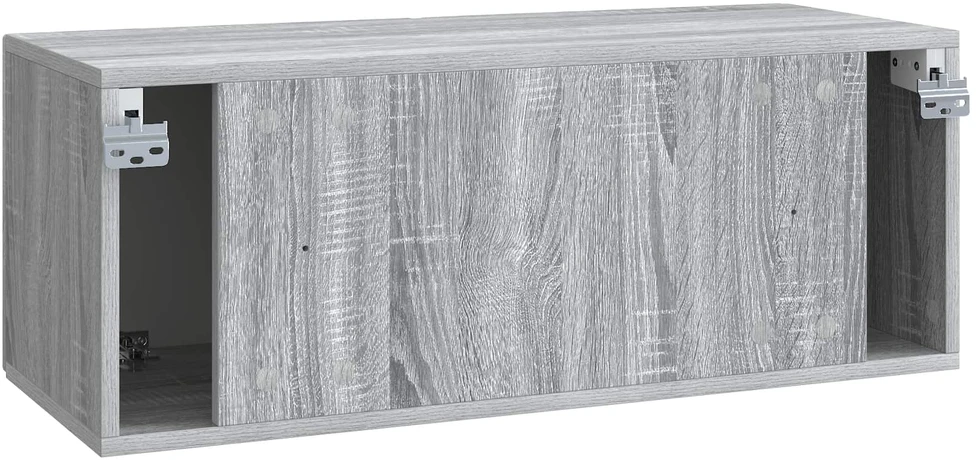 TV staliukas Sieninė TV spintelė 78,5 x 31 x 30 cm Pilka sonoma ąžuolo