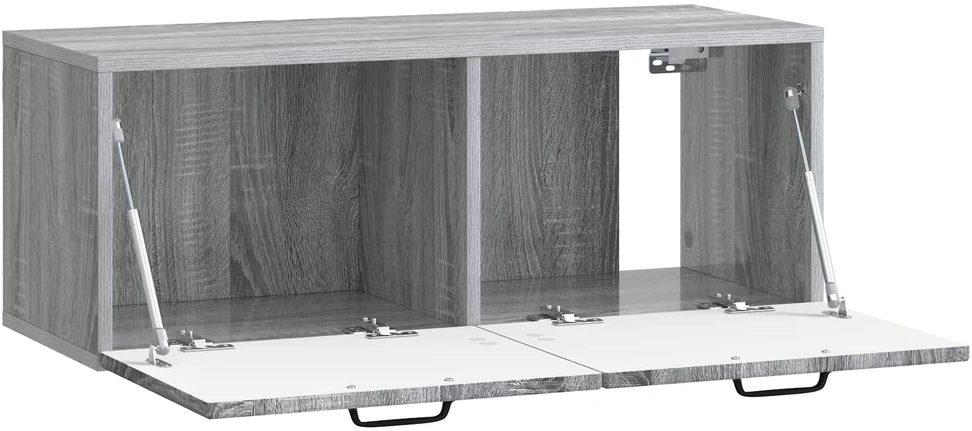 TV staliukas Sieninė TV spintelė 78,5 x 31 x 30 cm Pilka sonoma ąžuolo